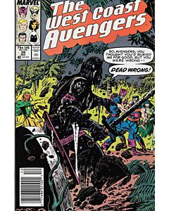 Avengers West Coast (1985) #  39 Mark Jewelers (7.0-FVF)