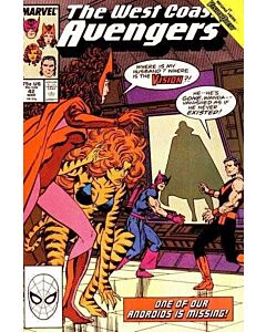 Avengers West Coast (1985) #  42 (7.0-FVF) Vision Quest, John Byrne
