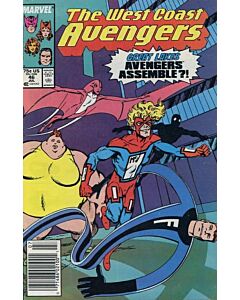 Avengers West Coast (1985) #  46 Mark Jewelers (7.0-FVF) 1st GLA, John Byrne