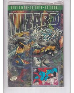 Wizard Superman Tribute Edition (1993) #   1 Polybagged (8.0-VF) Sealed with Card