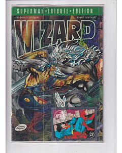 Wizard Superman Tribute Edition (1993) #   1 Polybagged (9.0-VFNM) Sealed with Card