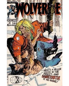 Wolverine (1988) #  10 (1.0-FR) Sabretooth Back cover missing