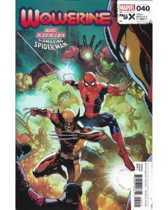 Wolverine (2020) # 40 Cover A (9.0-VFNM) Fall of X, Spider-Man