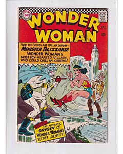 Wonder Woman (1942) # 162 (4.5-VG+) (1899218) Minister Blizzard, 3/4" cover tear