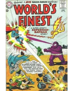 World's Finest (1941) # 134 (3.0-GVG) Centerfold detached, Green Arrow