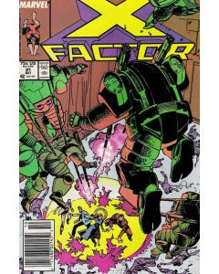 X-Factor (1986) #  21 Newsstand Water Damage (4.5-VGF-)