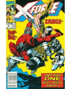 X-Force (1991) #  15 Newsstand Penstripe (6.0-FN) Cable vs. Deadpool