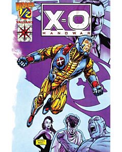 X-O Manowar (1992) #   1/2 Wizard + COA (8.0-VF)