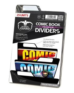 Ultimate Guard Premium Comic Book Dividers Black (25)