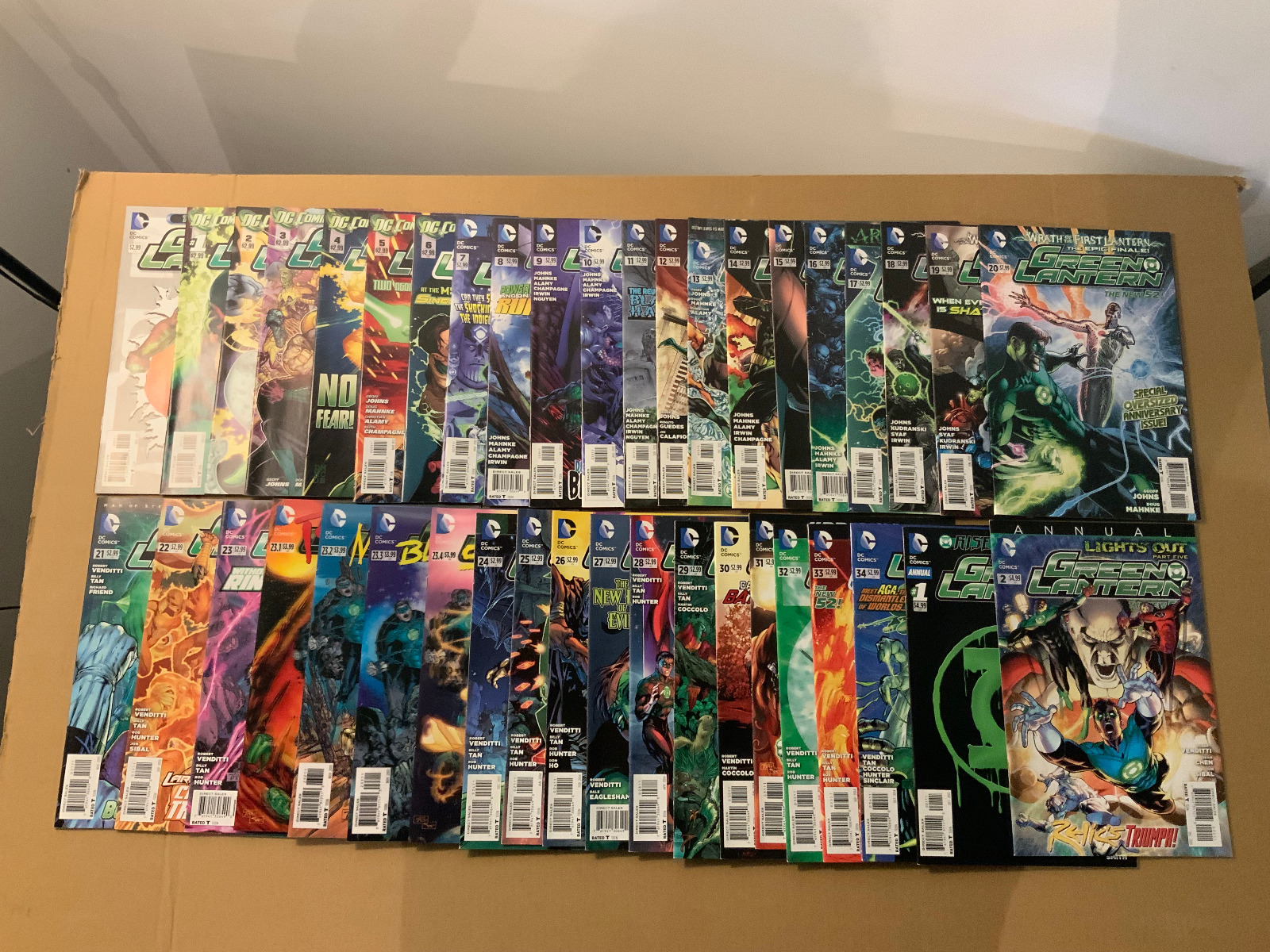Green Lantern (2011) # 0, 1-34+Lenticular issues+Annuals # 1